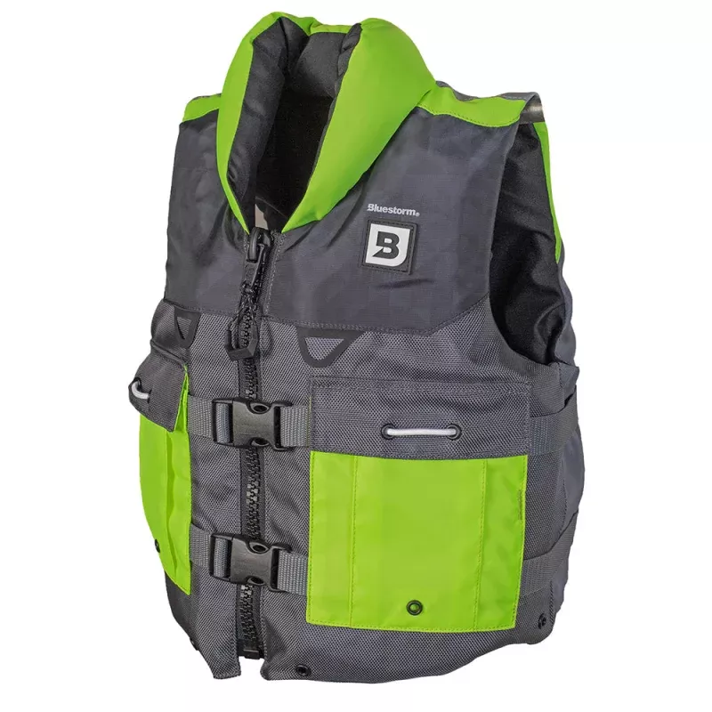 Bluestorm Classic Youth Fishing Life Jacket – Hi-Vis