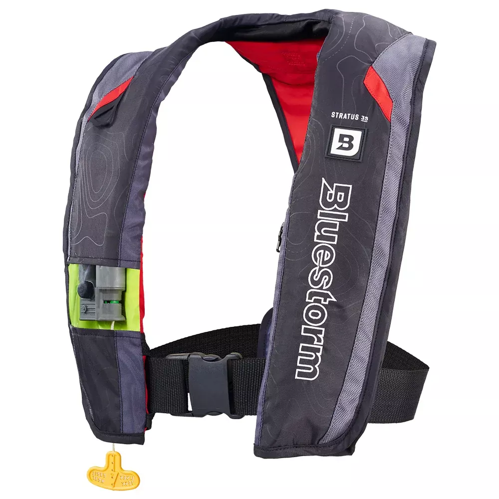 Bluestorm Stratus 35 Auto Type II Inflatable PFD – Red