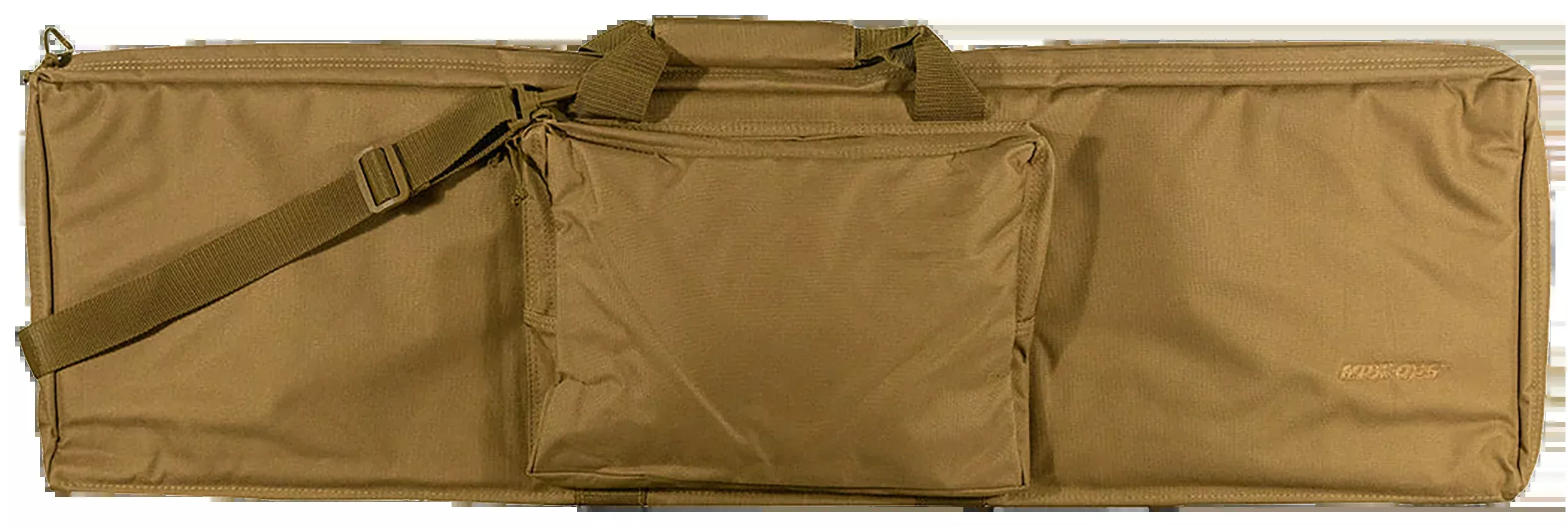 Bob Allen Max-Ops Rectangular 42-inch Tactical Rifle Case, Water-Resistant Polyester, Coyote Brown 79004