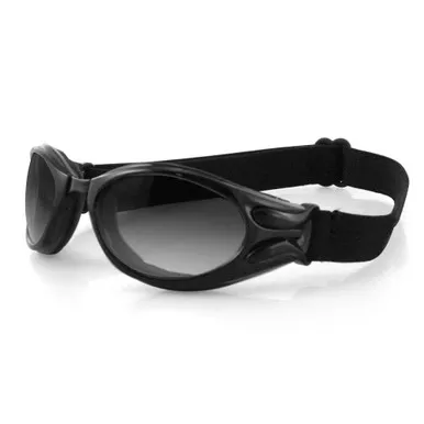 Bobster BIGN001 Igniter Compact Goggles w/ Gloss Black Frame & Clear Photochromic Lens