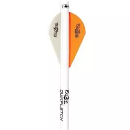 Bohning Blazer Quikfletch - 6 Pack - Neon Orange/White