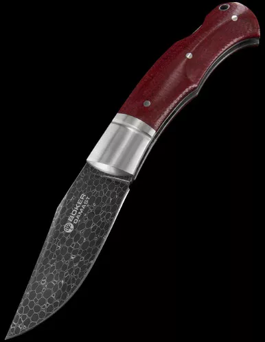 Boker Boxer Damast Folding Knife