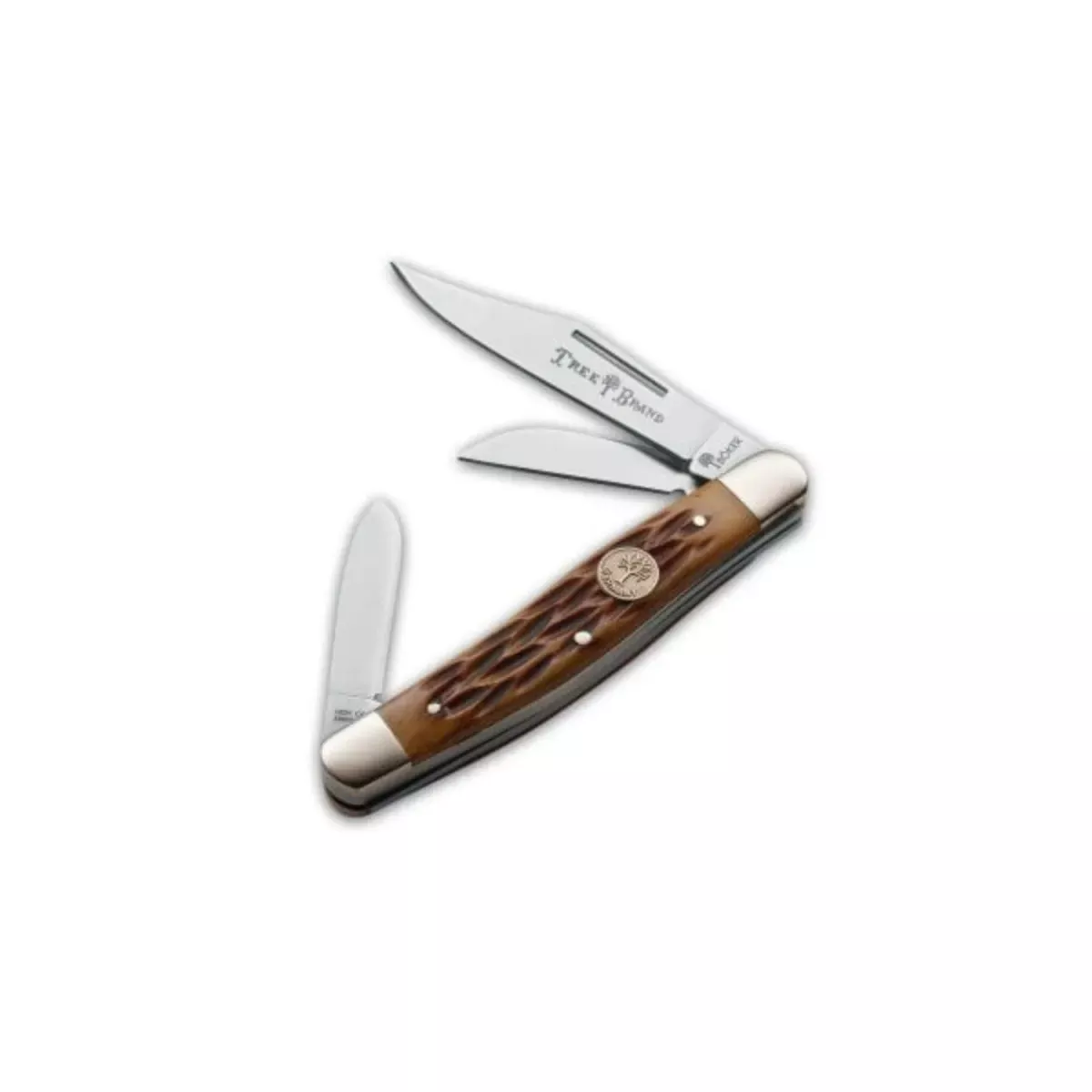 Boker Medium Stockman Brown Bone Pocket Knife