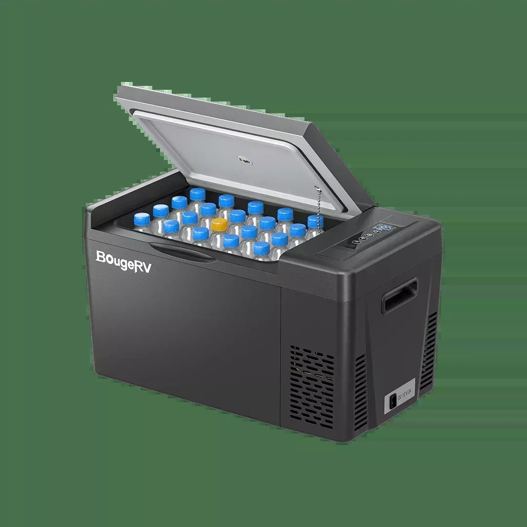 BougeRV 12V 23 Quart Portable Fridge Black For Travel