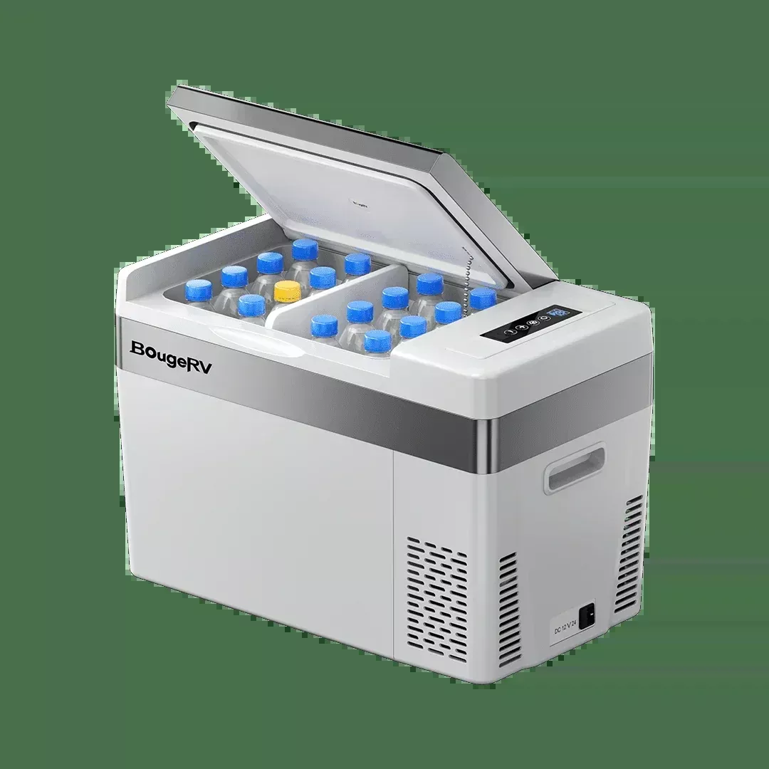 BougeRV 12V 30 Quart (28L) Portable Car Fridge