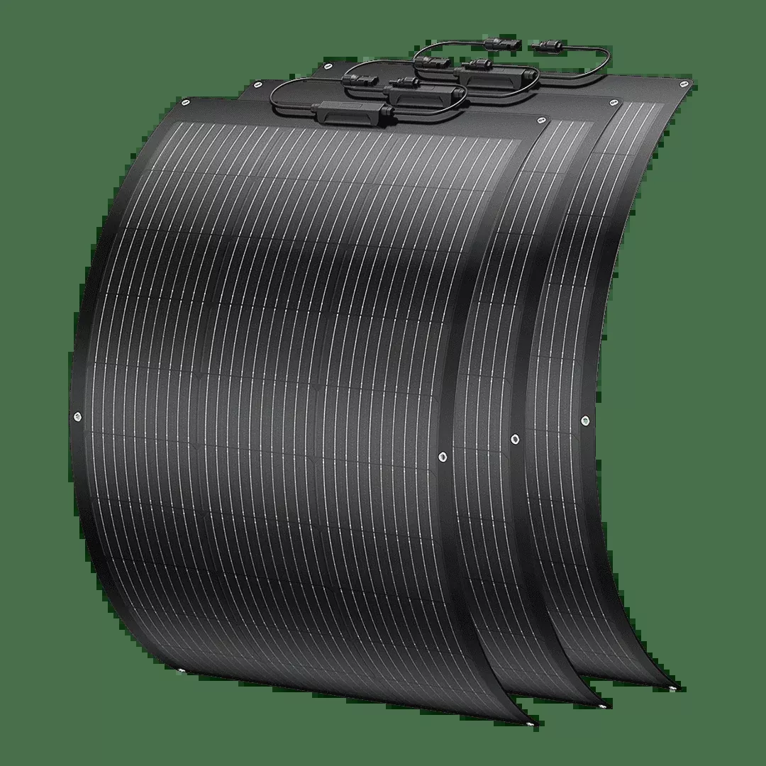 BougeRV Arch 300 Watt (3x100W) Fiberglass Curved Solar Panel (SC)