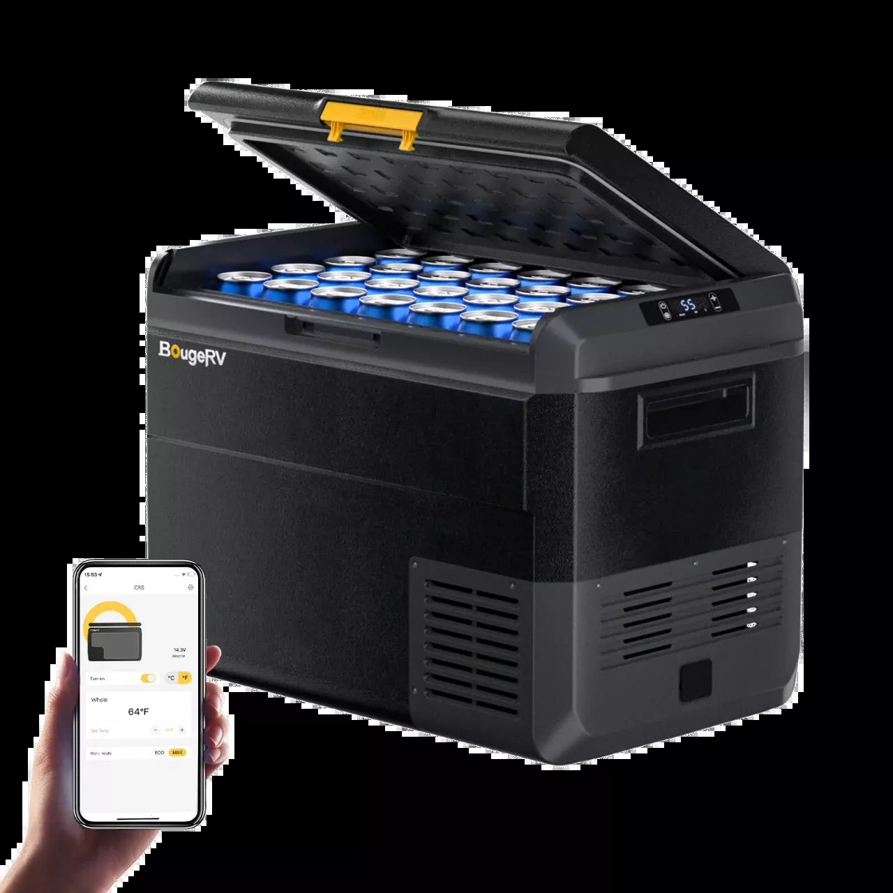 BougeRV CRS 53 Quart 12V Car Fridge (SC)
