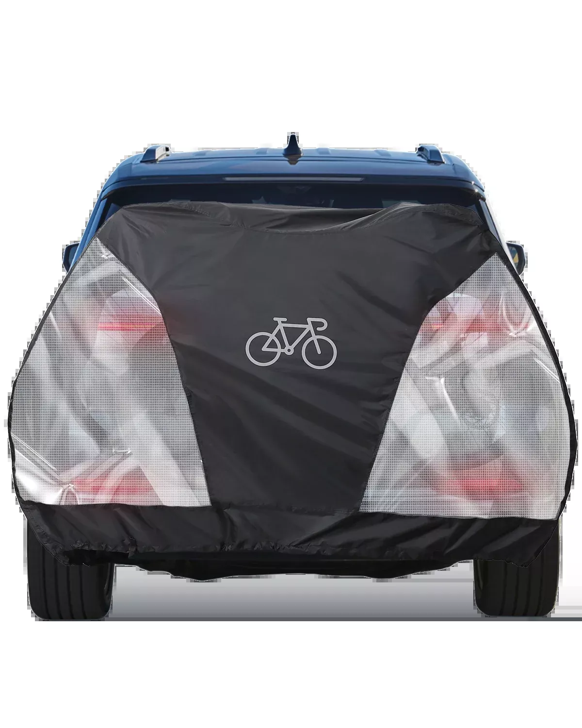 BougeRV Waterproof Hitch Bike Rack Cover (3–4 Bikes) with Tail Light Window (SC)