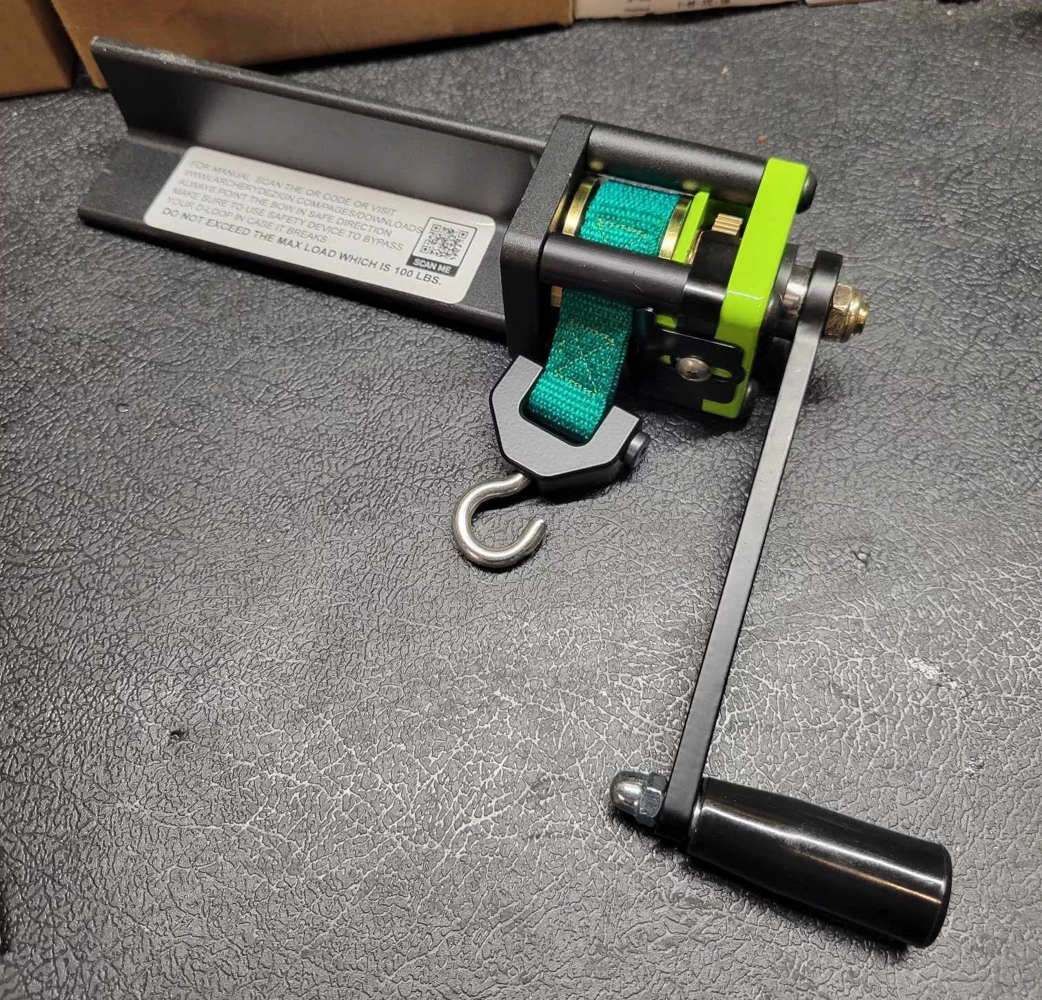 Bow press draw board winch side only