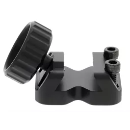 Bowfinger Archery Riser Clamp Bracket with Knob - Black