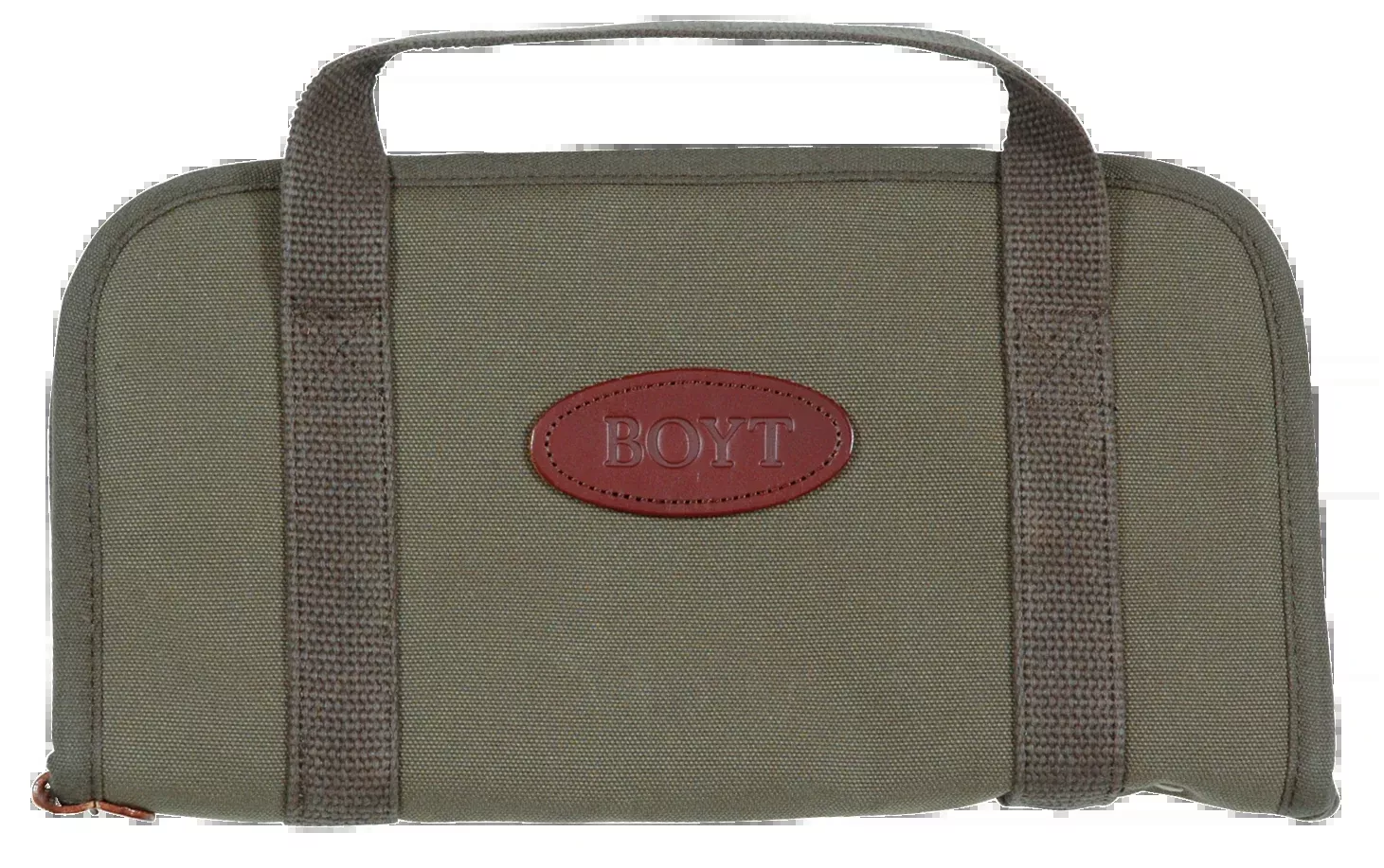 Boyt Harness Rectangular Pistol Rug, OD Green Waxed Canvas with Cotton Batten & Flannel Lining, 0PP640009