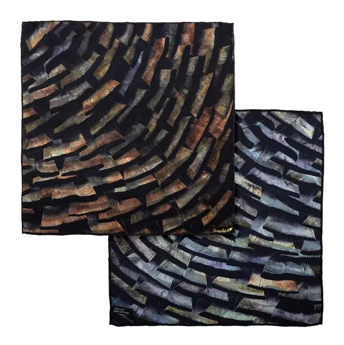 Brackish Hermitage Silk Pocket Square