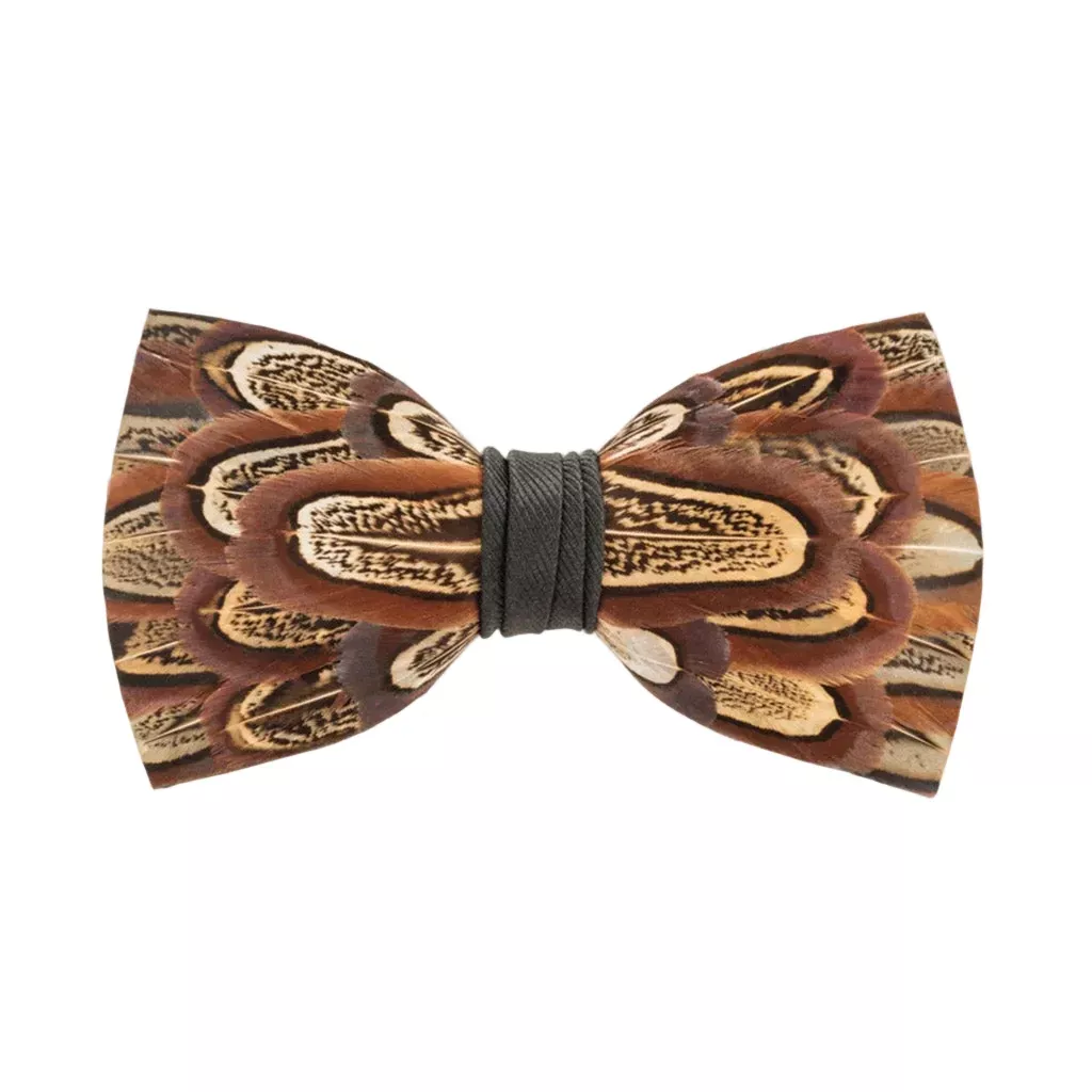 Brackish Phunky Pheasant Bow Tie
