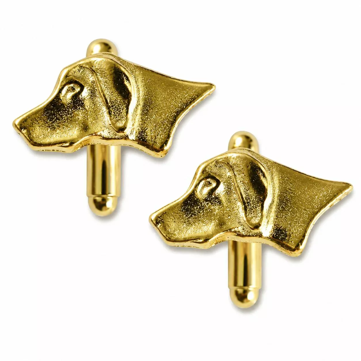 Brass Labrador Cufflinks (Set of 2)