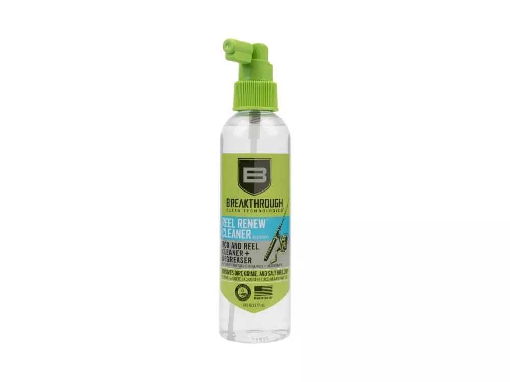 Breakthrough Reel Renew Rod & Reel Cleaner, 6oz Pump Spray Bottle