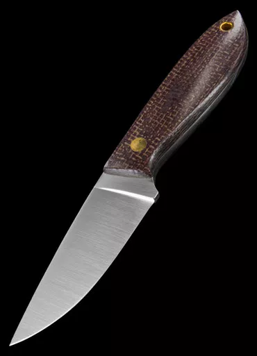 Brisa Bobtail 80 Bison Micarta Flat Grind Leather