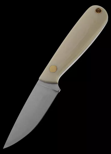 Brisa Necker 70 Flat Ivory Micarta Fixed Blade