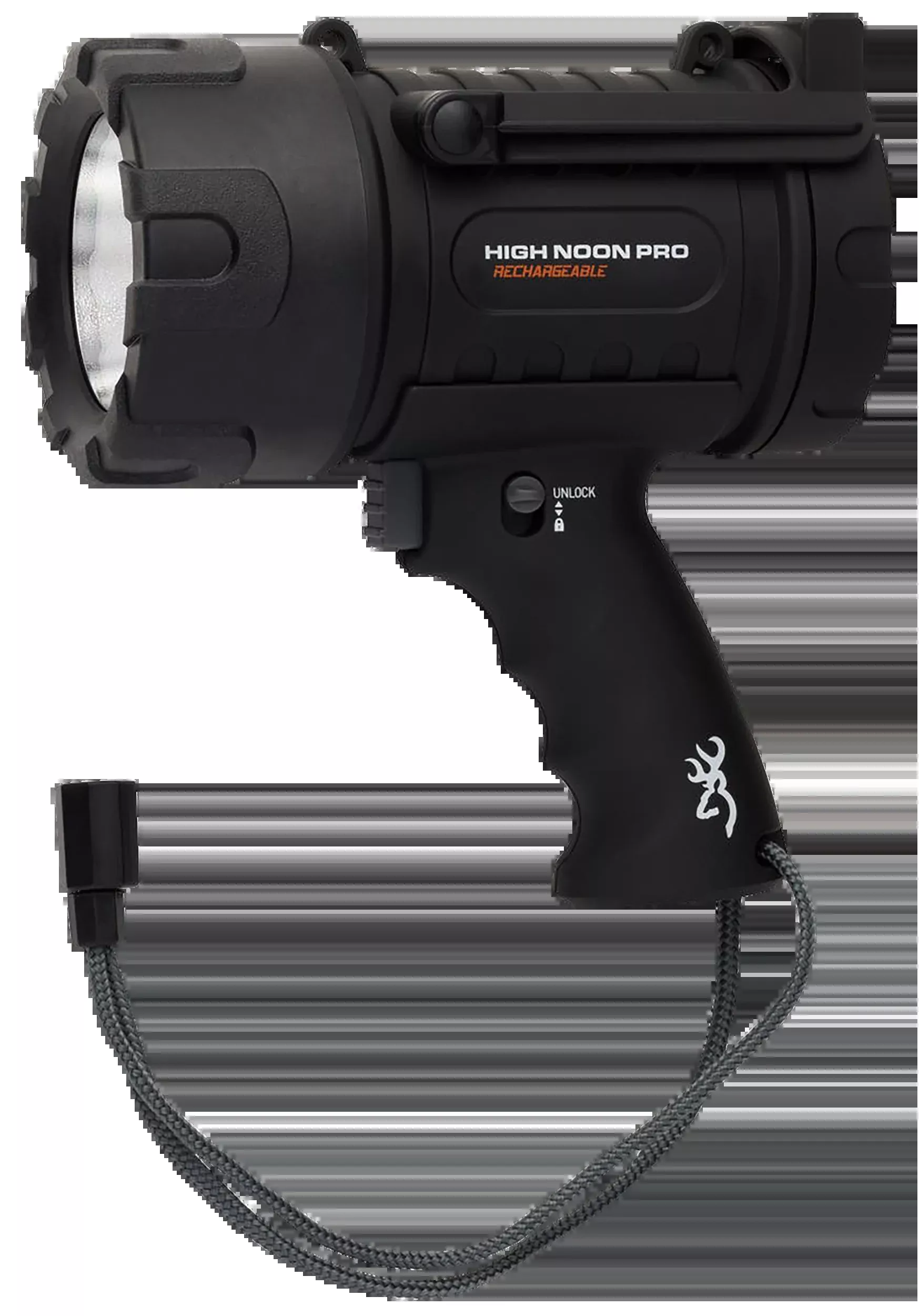 Browning High Noon Pro USB Rechargeable Spotlight with Power Bank, 1400 Lumens, 3717775