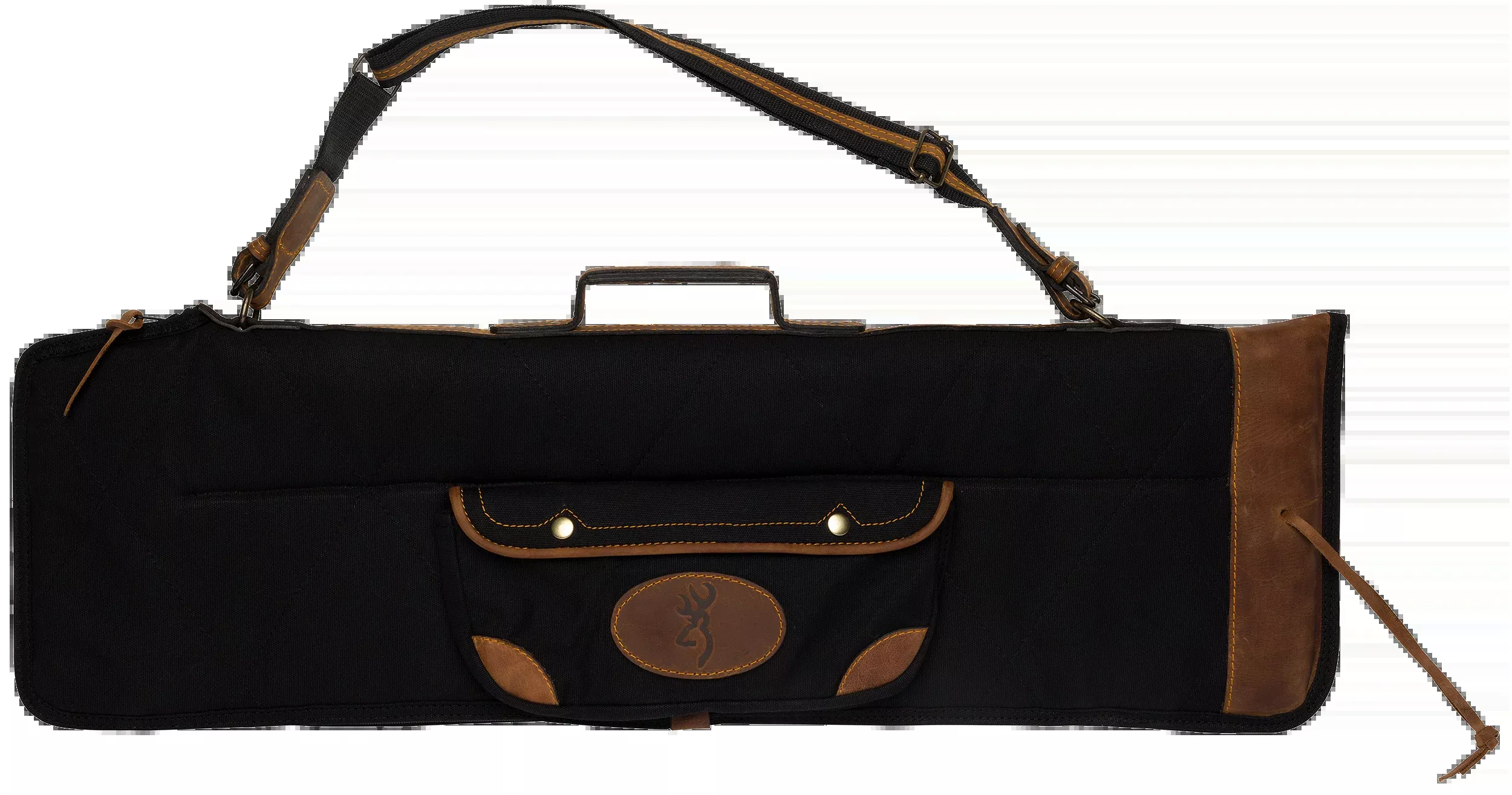 Browning Lona Over/Under Takedown Soft Shotgun Case, Canvas & Leather, Black – 1413889912