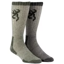 Browning Men's Popular Wool Boot Socks - Olive/Black - L