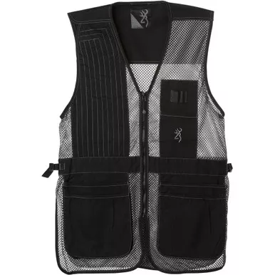 Browning Trapper Creek Shooting Vest Black/gray