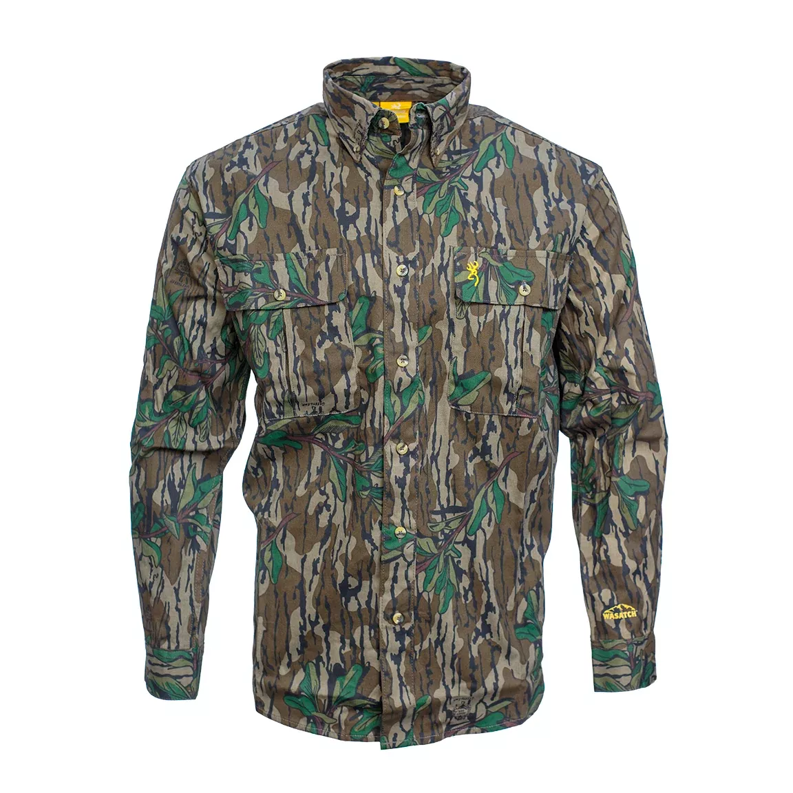 Browning Wasatch Long Sleeve Lightweight Button Down Shirt