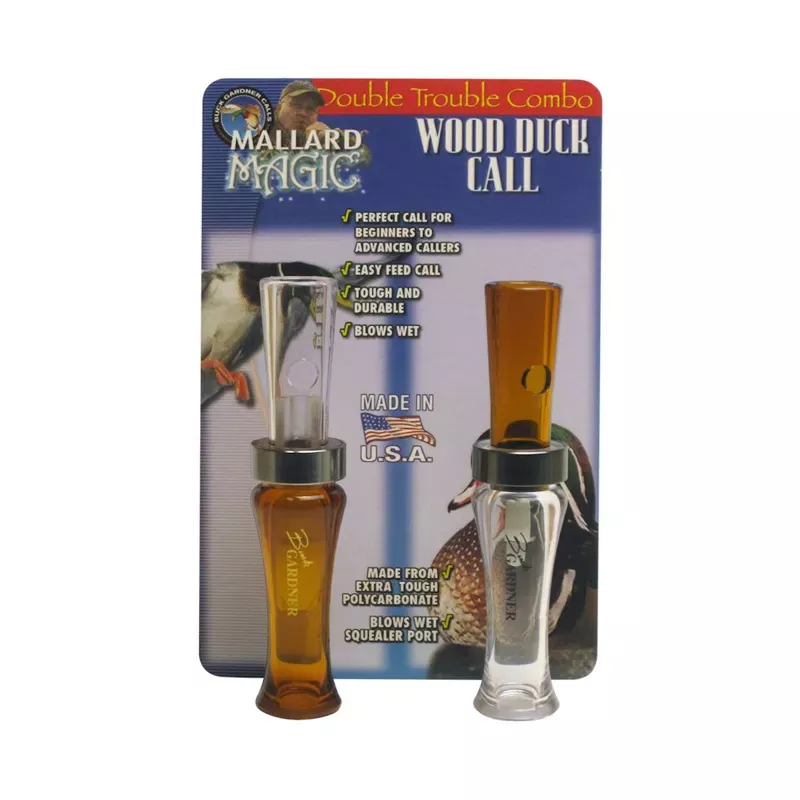 Buck Gardner Calls Mallard Magic and Wood Duck Double Trouble Combo