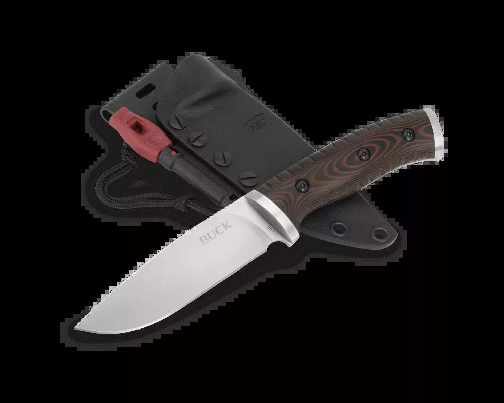 Buck Knives 863 Selkirk Fixed Blade Knife with Firestarter / Whistle Tool