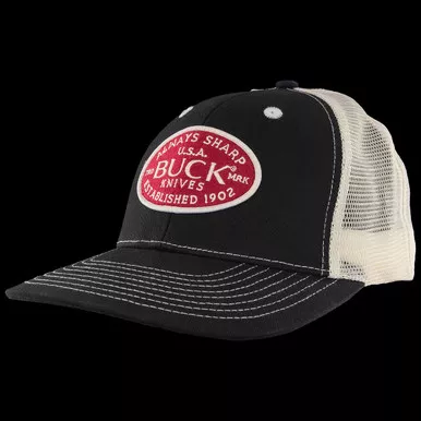 Buck USA Felt Patch Hat Black