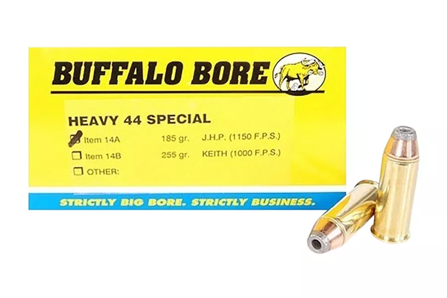 Buffalo Bore  44 Smith & Wesson Special 180 Grain Jacketed Hollow Point Heavy Strictly Business 20/Box