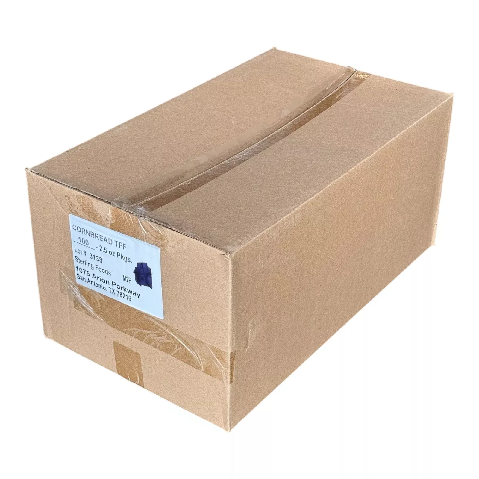 BULK MRE Bread - 100 packs of Cornbread (Trans Fat Free)