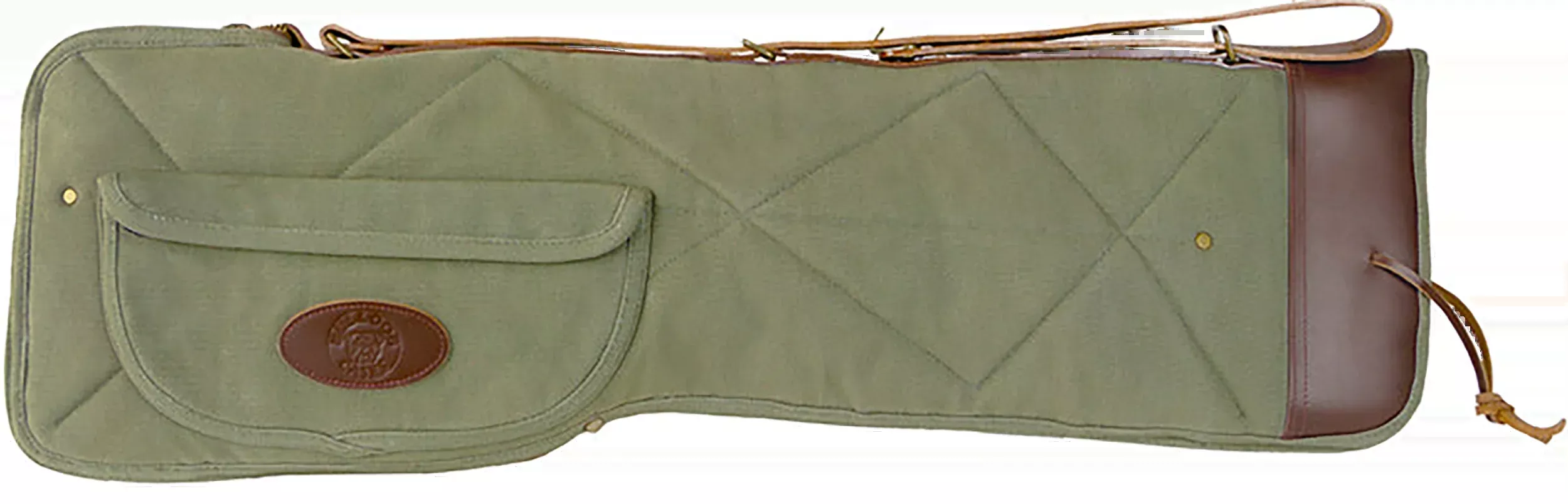 Bulldog Classic Canvas Take-Down Shotgun Case, 28-inch, Green Poly Oxford, BD380