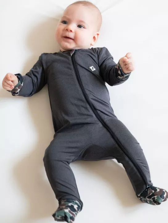 Burlebo Baby Zip Up – Black