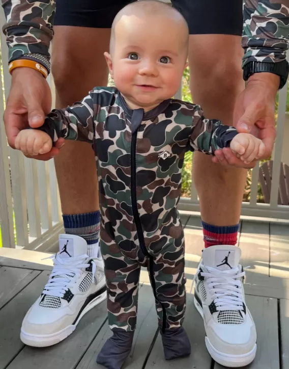 Burlebo Baby Zip Up – Throwback Camo