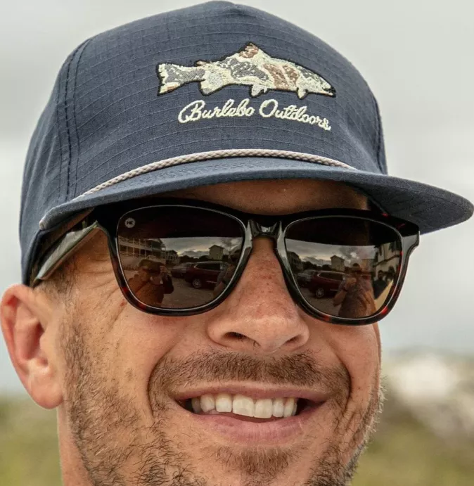 Burlebo Cap – Navy Camo Fish