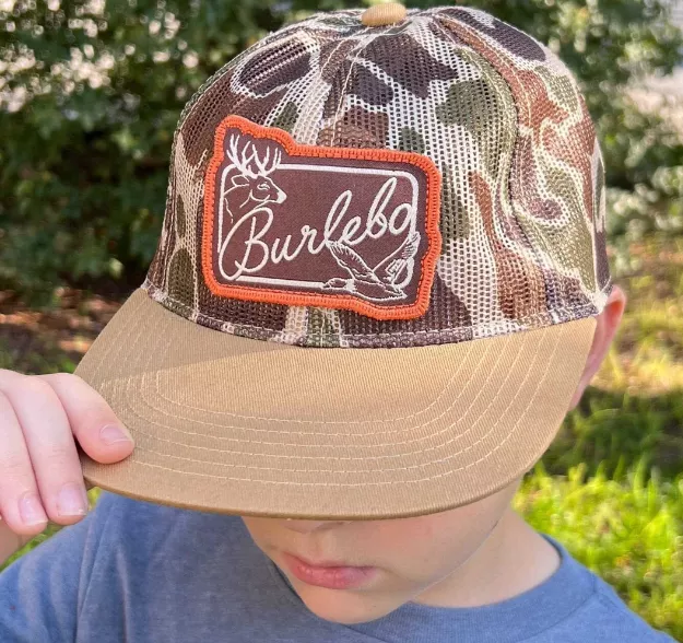 Burlebo Youth Mesh Back Cap – Camo