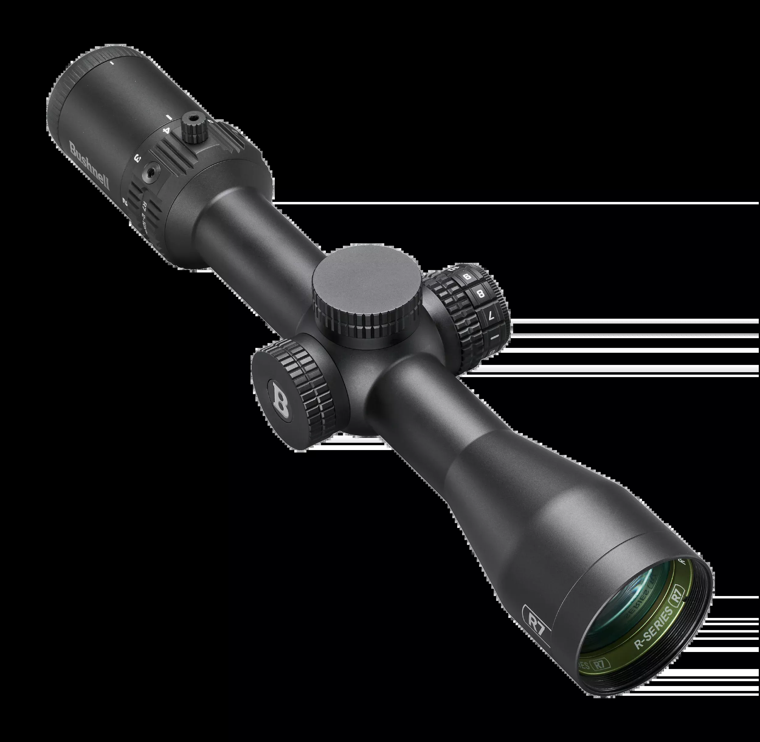 Bushnell R-Series R7 2-10×42 Extra-Low Dispersion Riflescope Black R721042A2
