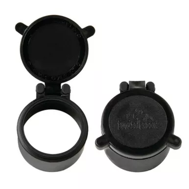 Butler Creek Flip-Open Scope Cover Objective Size 40 Polymer Black, 30400