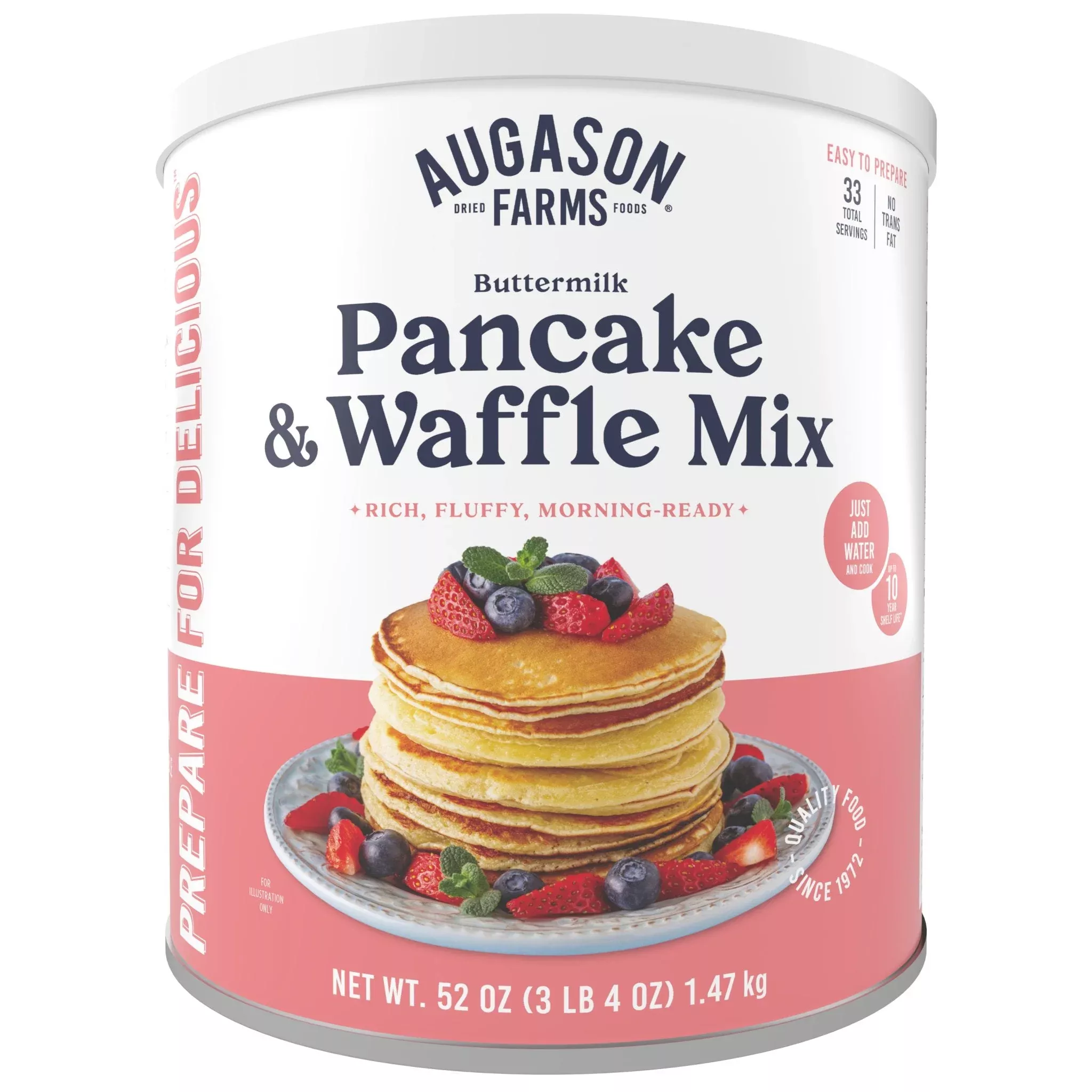 Buttermilk Pancake Mix Can, 33 Servings
