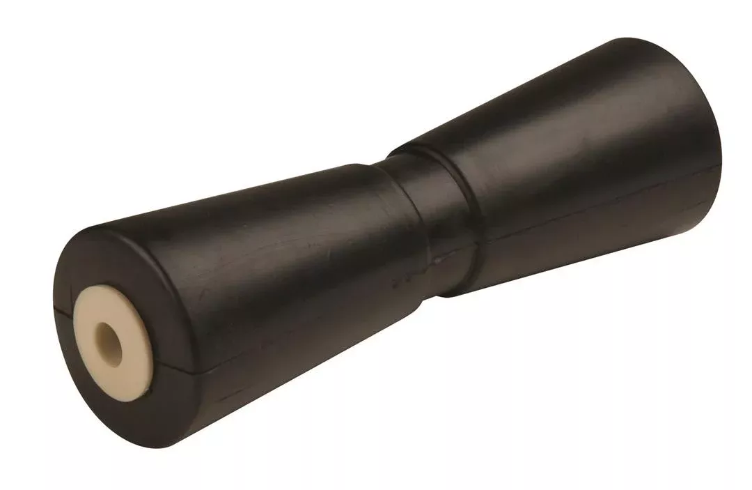 C.E. Smith 12" Keel Roller Black Natural Rubber, 3-1/2" Dia• 29500
