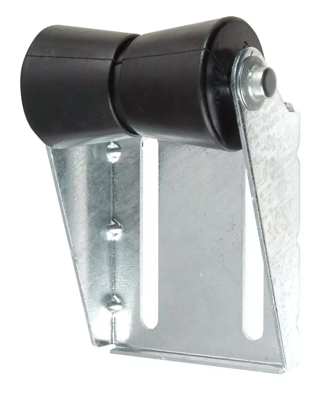 C.E. Smith 5″ Black Rubber Keel Roller Bracket Assembly• 10401G