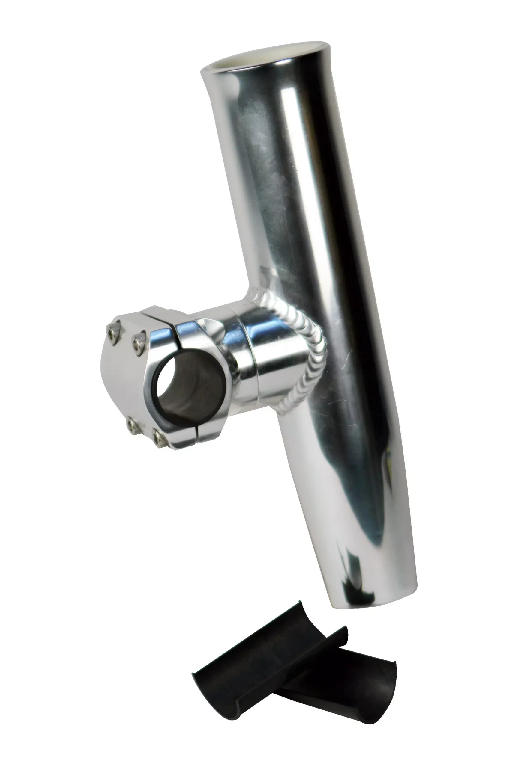 C. E. Smith Adjustable Mid Mount Rod Holder Aluminum 7/8" or 1" w/Sleeve & Hex Key - 53770