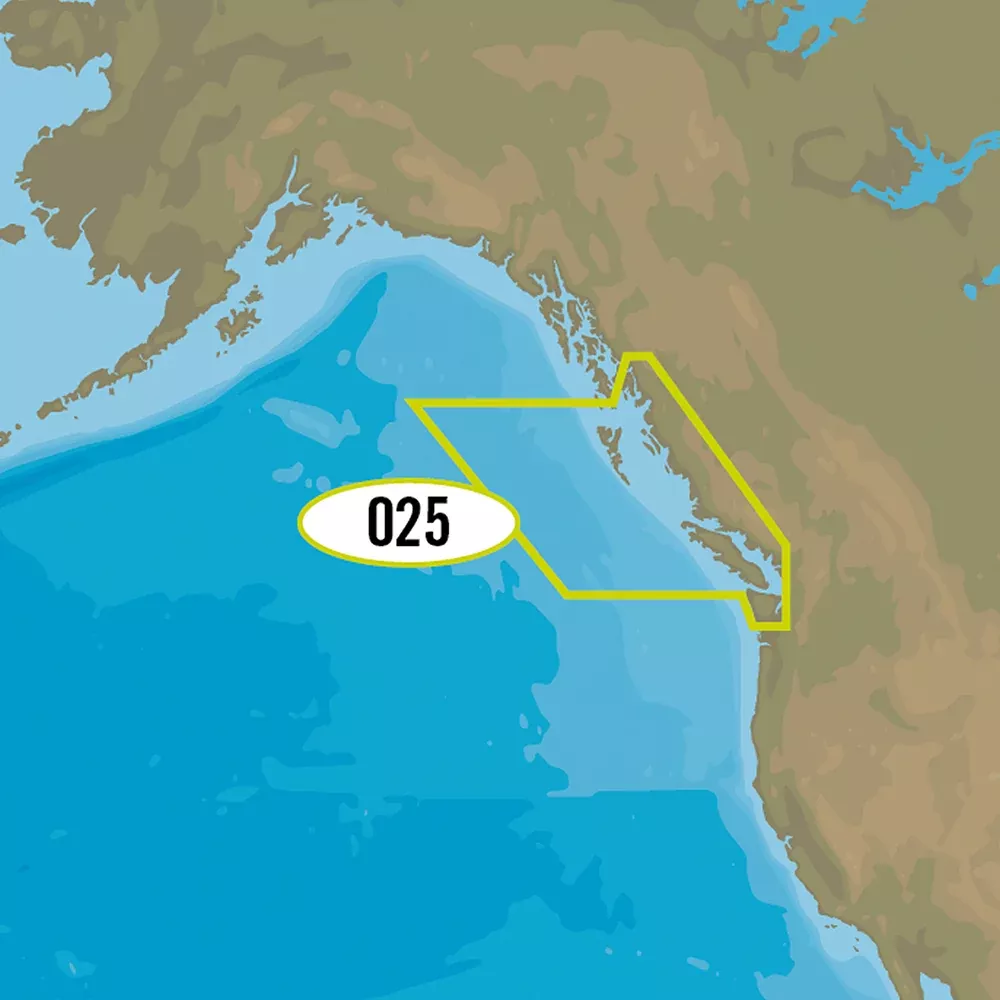 C-MAP 4D NA-D025 – Canada West Including Puget Sound [M-NA-D025-MS]