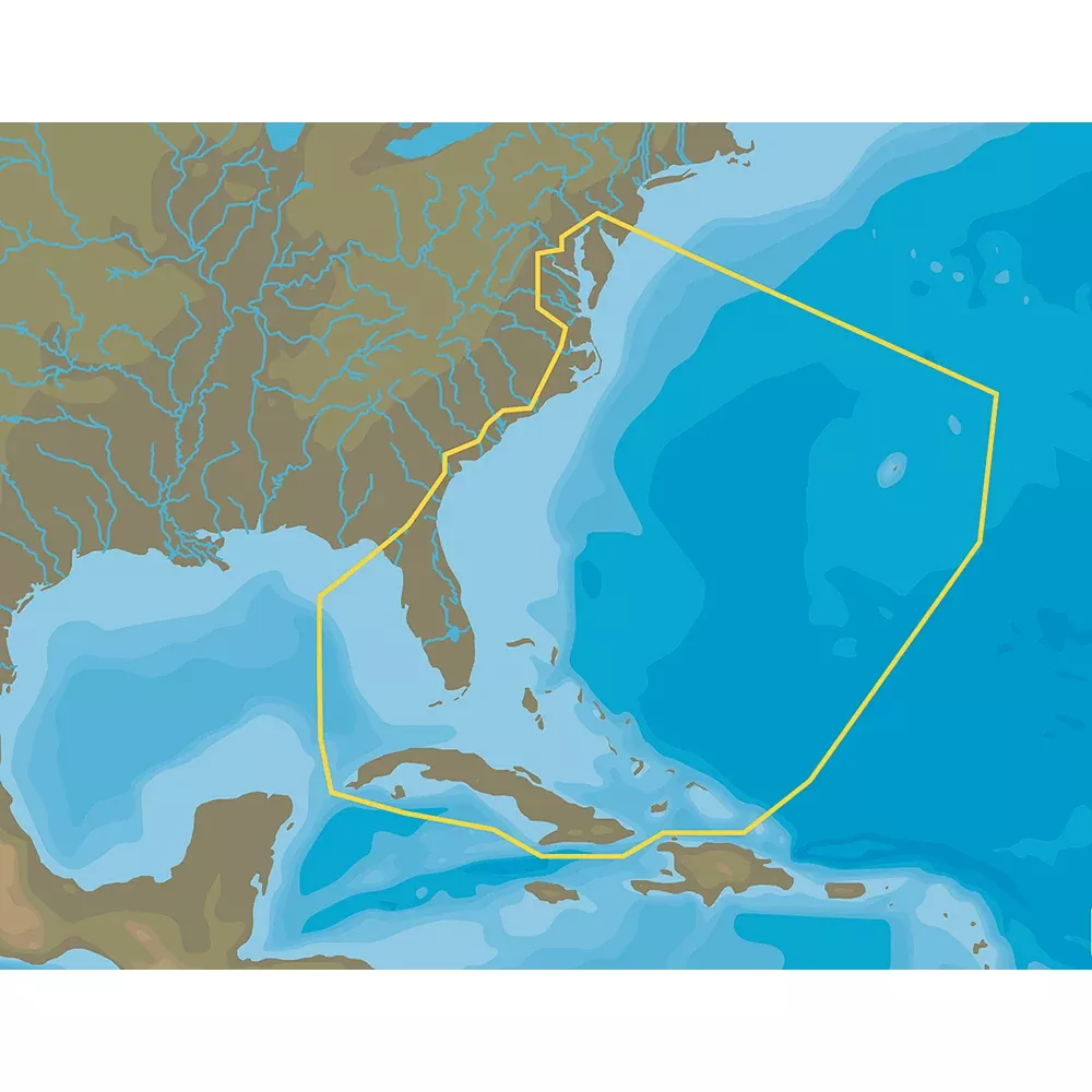 C-MAP 4D NA-D063 Chesapeake Bay to Cuba – microSD/SD [M-NA-D063-MS]