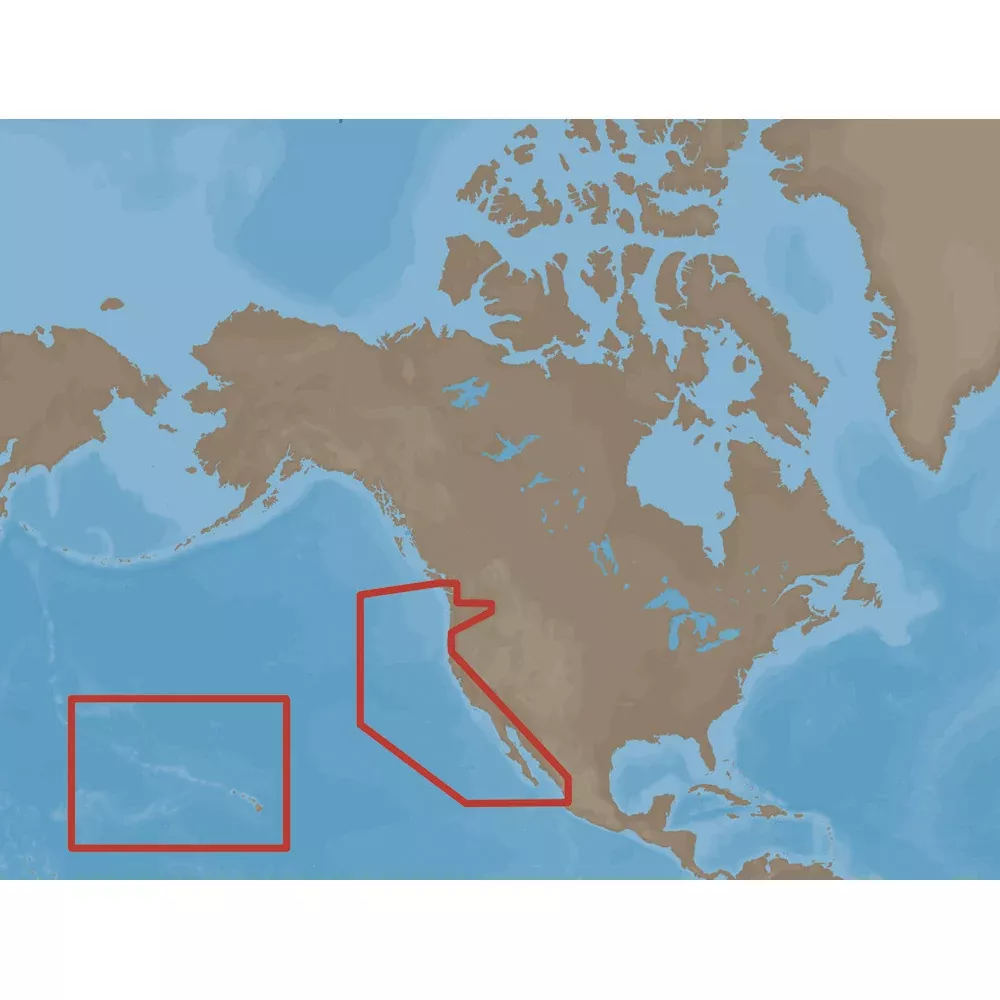 C-MAP MAX NA-M024 – U.S. West Coast & Hawaii – SD Card [NA-M024SDCARD]