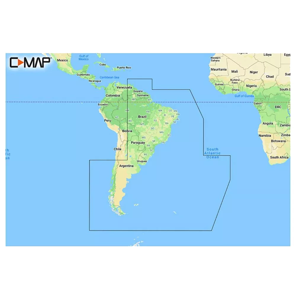 C-MAP REVEAL Chart – South America – East Coast [M-SA-Y501-MS]