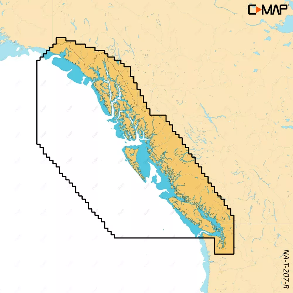 C-MAP REVEAL X – British ColumbiaPuget Sound [M-NA-T-207-R-MS]
