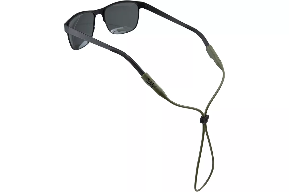 Cablz Silicone OD Green Adjustable 16″ #SILICONEGRN