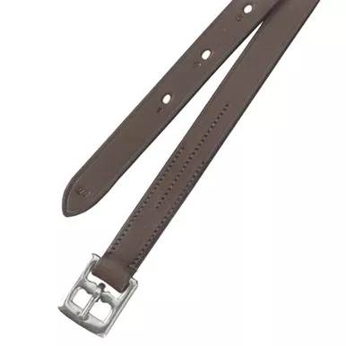 CAMELOT Kids Brown Leather Stirrups (464251BRN-3436)