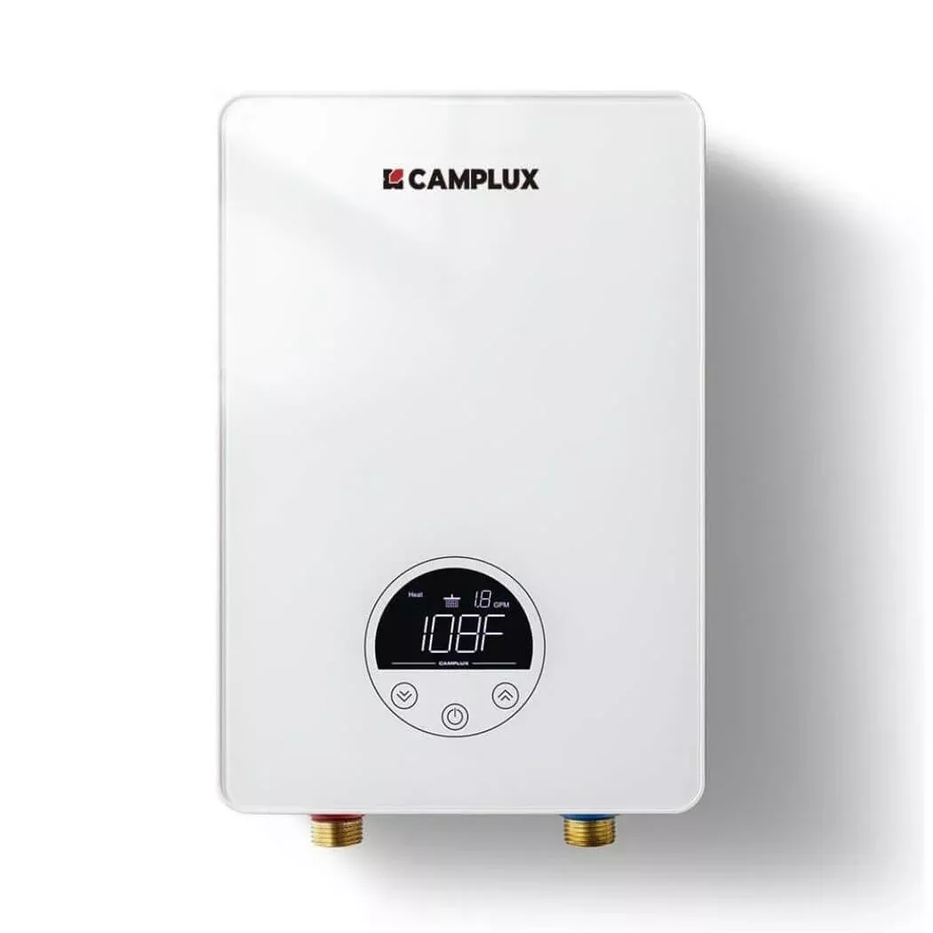 Camplux Electric Point of Use Tankless Water Heater – White